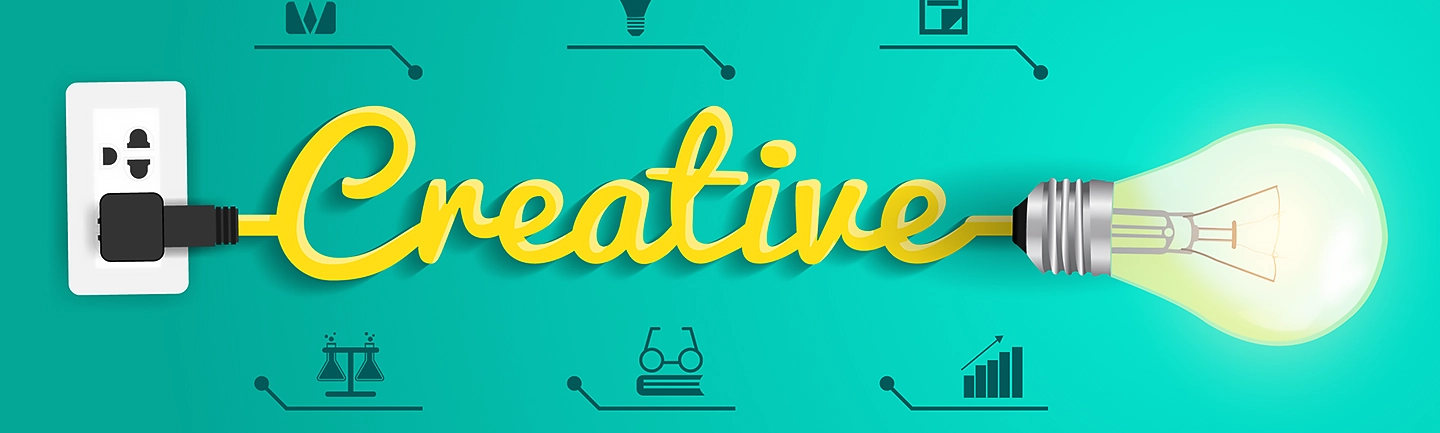 Creative Script Banner